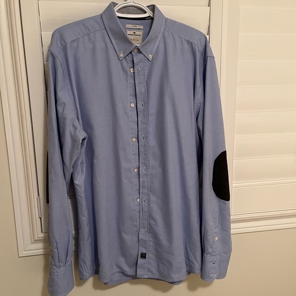 Tom Tailor button down Oxford long sleeve shirt - XL super slim fit - Picture 2 of 9